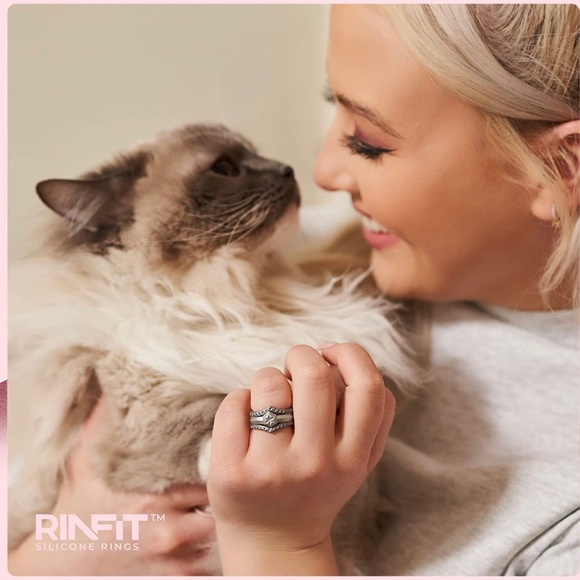 Rinfit Silicone Wedding Bands 3 Ring Set - Picture 2 of 6